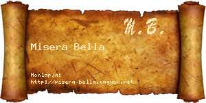 Misera Bella névjegykártya